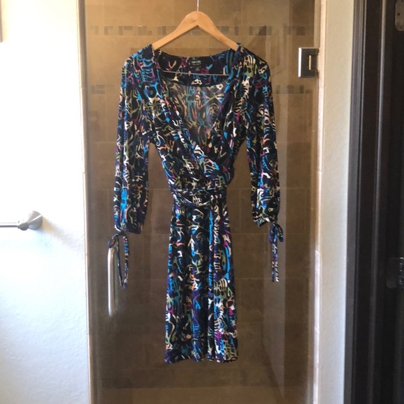 nicole miller wrap dress